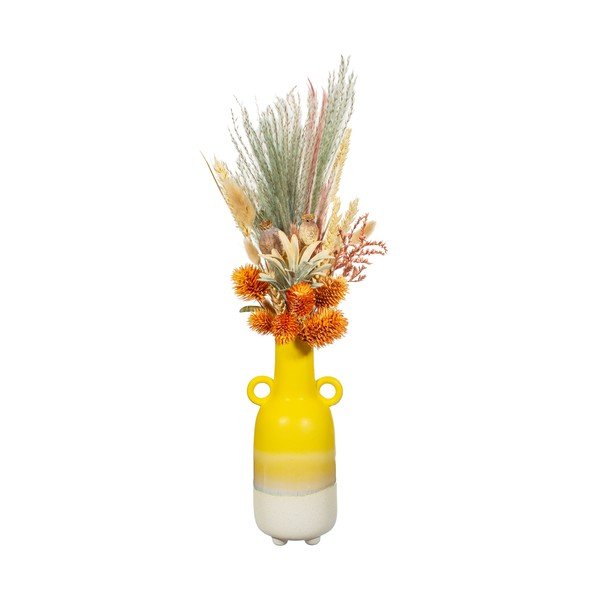 Dzeltena vāze Sass & Belle Bohemian Home Mojave, augstums 23 cm-image-2