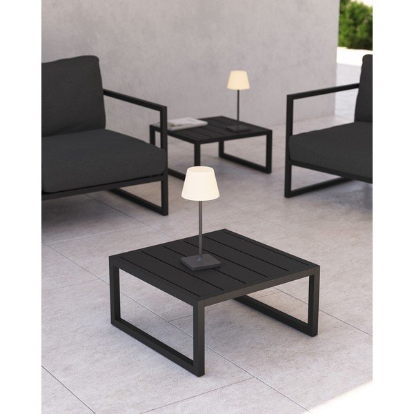 Alumīnija dārza sānu galdiņš 60x60 cm Comova – Kave Home-image-1