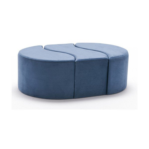 Gaiši zils pufs Alya – Artie