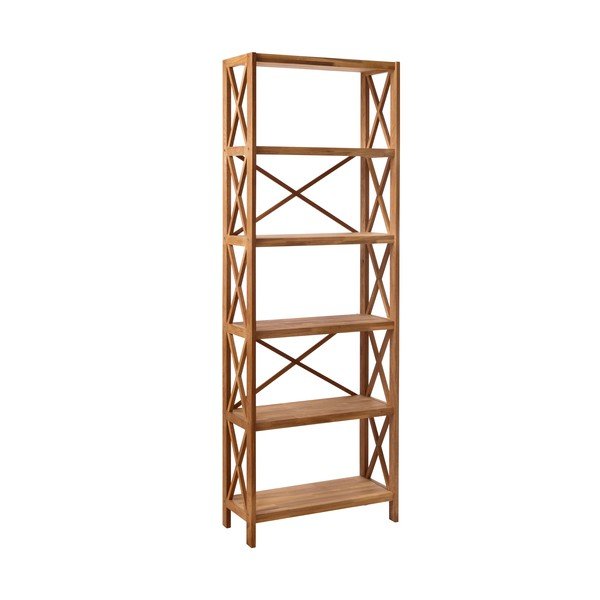 Dabīga toņa ozola masīvkoka plaukts 70x198 cm X-Shelf – Unique Furniture-image-2