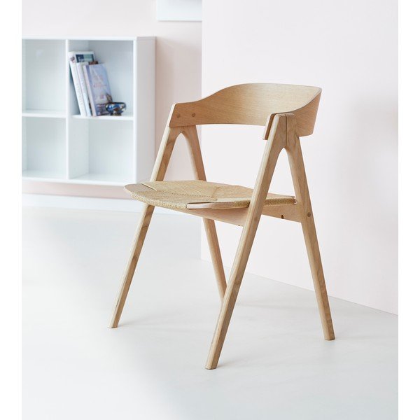 Dabīga toņa ēdamistabas krēsli no ozolkoka Mette – Hammel Furniture-image-1