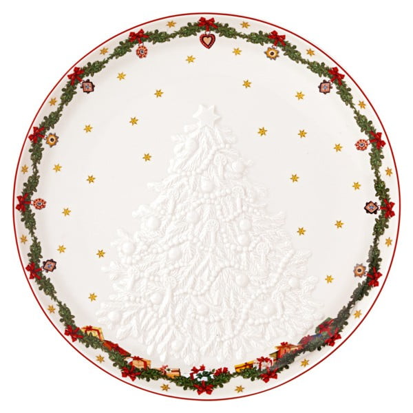 Porcelāna šķīvis ar Ziemassvētku motīvu Villeroy & Boch, ø 25,5 cm