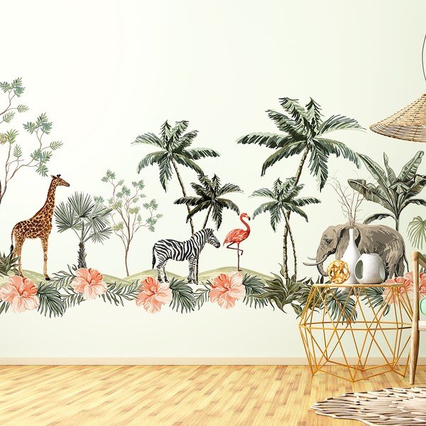 Dekoratīvās sienas uzlīmes Ambiance African-image-2