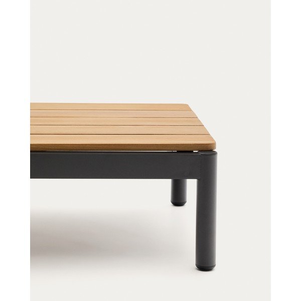 Tīkkoka masīvkoka dārza kafijas galdiņš 57x91 cm Sorells – Kave Home-image-4
