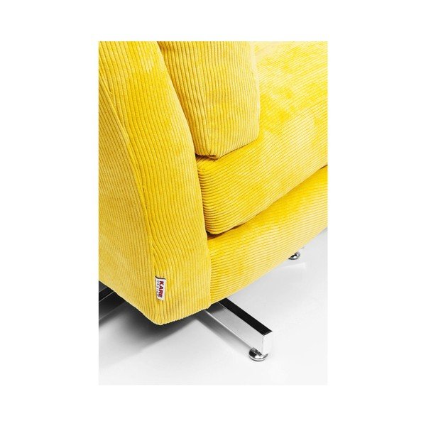 Dzeltens krēsls uz riteņiem Kare Design Cinema-image-4