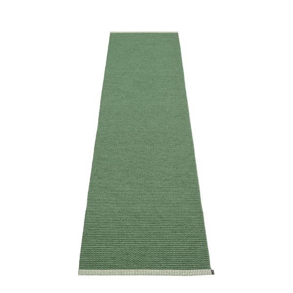 Zaļš iekštelpu un āra celiņa paklājs 60x250 cm Mono Leaf Oregano – Pappelina