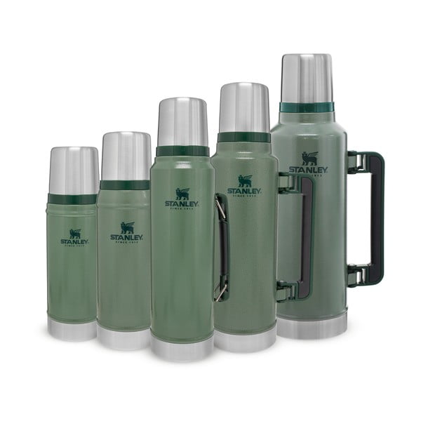 Zaļš nerūsējošā tērauda termoss 1 l Legendary Classic Hammer Tone Green – Stanley-image-3