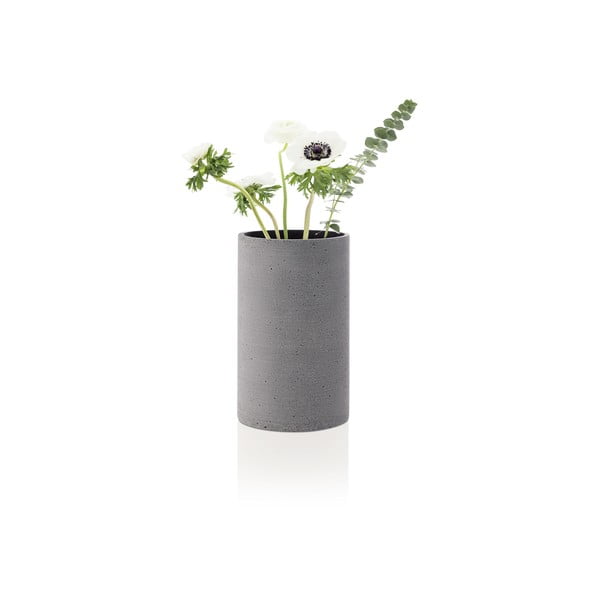 Pelēka vāze Blomus Bouquet, augstums 20 cm