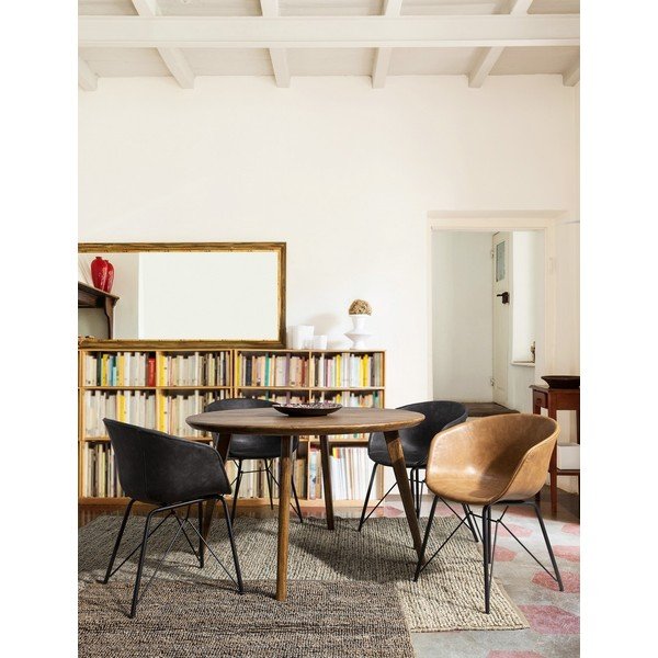 Tumši pelēks polsterēts pusdienu krēsls Warhol – Bizzotto-image-1