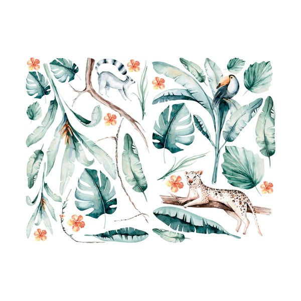 Dekoratīvās sienas uzlīmes Ambiance Tropical-image-4