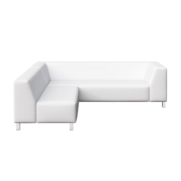 Balts stūra dīvāns, piemērots ārtelpām MESONICA Zen