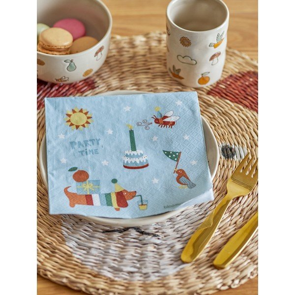 Papīra salvetes (20 gab.) Charlie – Bloomingville Mini-image-1