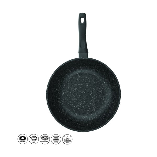 WOK panna ar nelīpošu virsmu Pfluon Granit Orion Grande, ⌀ 30 cm-image-4