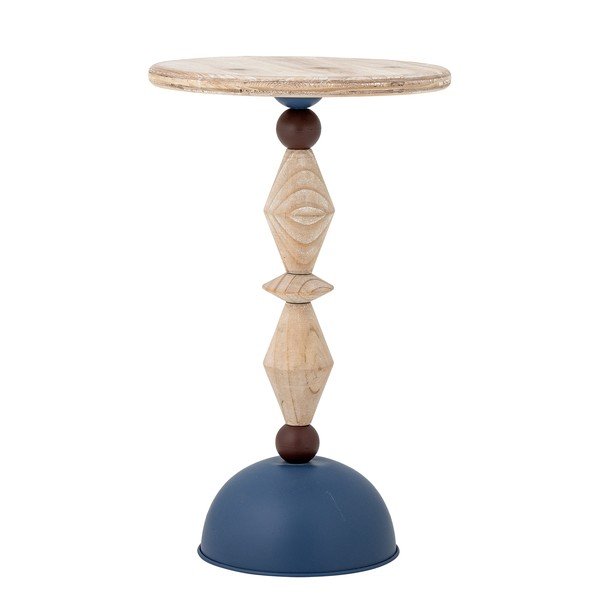 Egles masīvkoka apaļš sānu galdiņš ø 30 cm Mannelli – Bloomingville