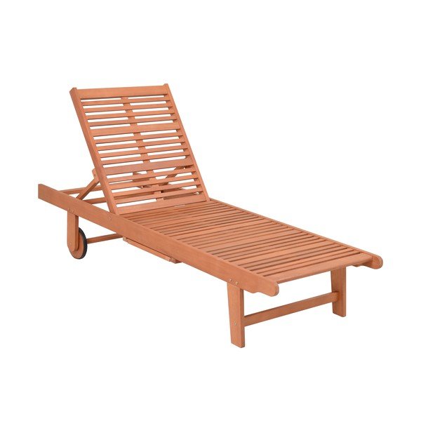 Pelēks/dabīga toņa masīvkoka dārza zvilnis San Diego – Garden Pleasure-image-1