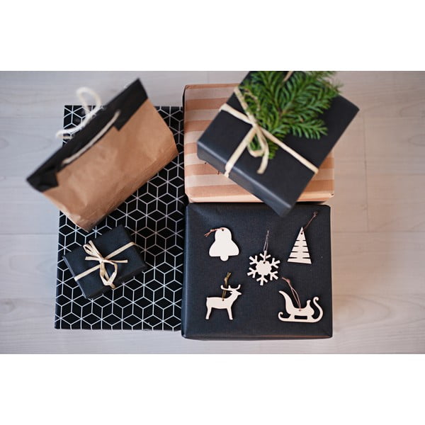 10 koka Ziemassvētku rotājumu komplekts Spira Medium-image-2