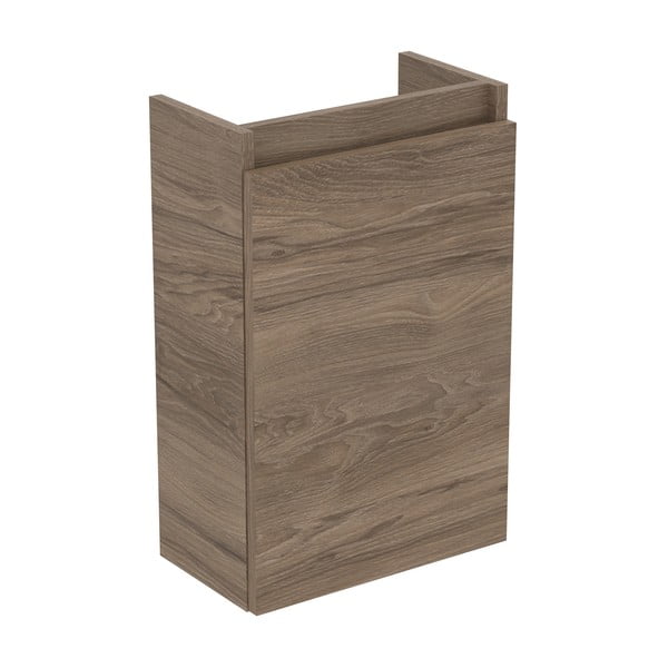 Dabīga toņa piekarams skapītis zem izlietnes ar riekstkoka imitāciju 35x55 cm Eurovit+ – Ideal Standard-image-1