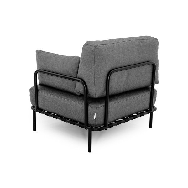 Tumši pelēks polsterēts dārza atpūtas krēsls Salve – Sit Sit-image-4