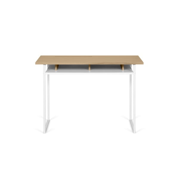 Darba galds ar ozolkoka imitācijas virsmu 110x50 cm Bristol – TemaHome
