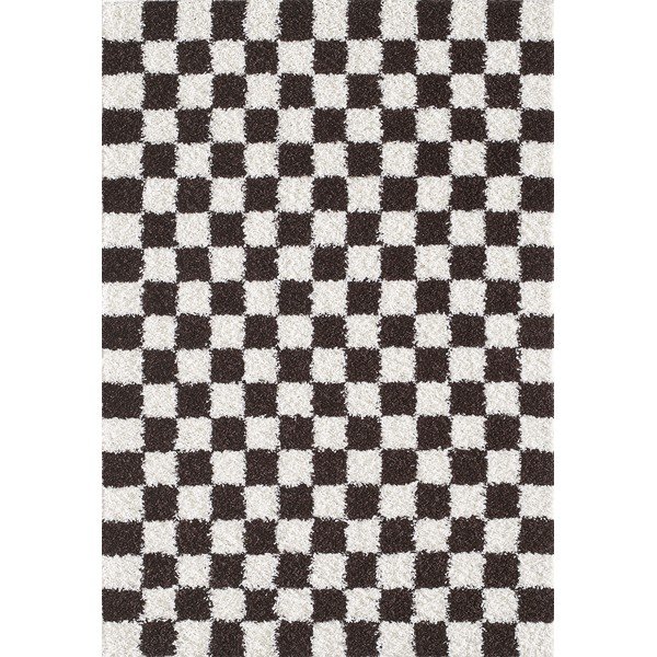 Brūns/krēmkrāsas paklājs 120x170 cm Grida – ESTE
