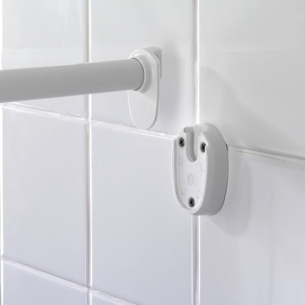 Universāls stūra stienis dušas aizkaram Wenko Shower Curtain Rod-image-2