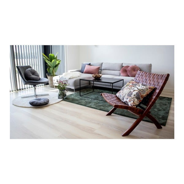 Tīkkoka un ādas saliekamais krēsls House Nordic Montana-image-1