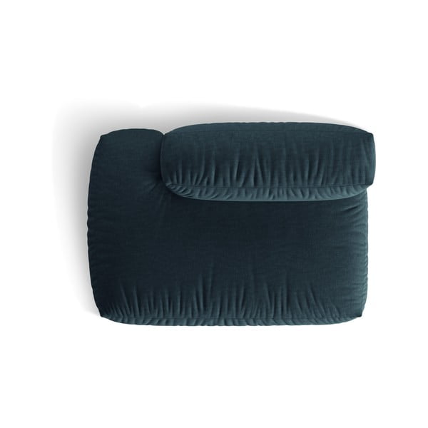 Tumši zila modulārā dīvāna daļa (ar kreiso stūri) Martina – Micadoni Home-image-3