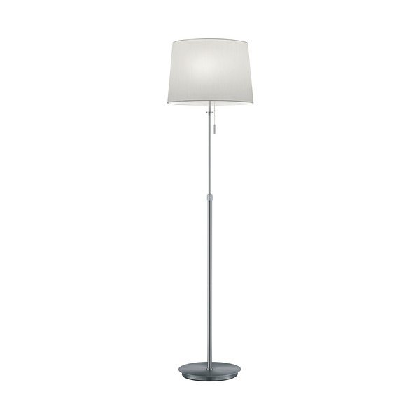 Sudraba krāsas stāvlampa ar auduma abažūru (augstums 180 cm) Lyon – Trio-image-3