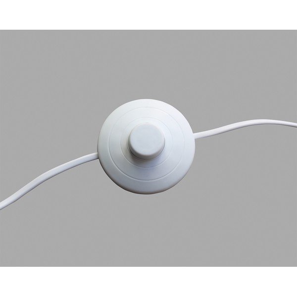 Pelēka stāvlampa no auduma (augstums 110 cm) Thor – Fischer & Honsel-image-1