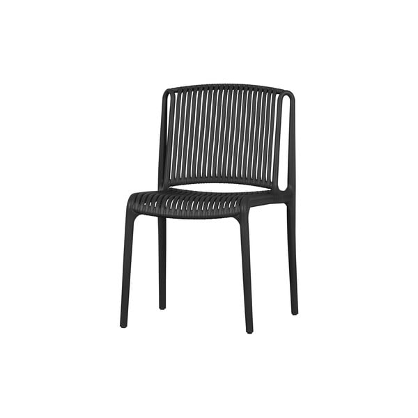 Melns dārza krēsls Billie – WOOOD