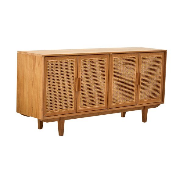 Dabīga toņa ozola masīvkoka kumode Lyon – Premier Housewares