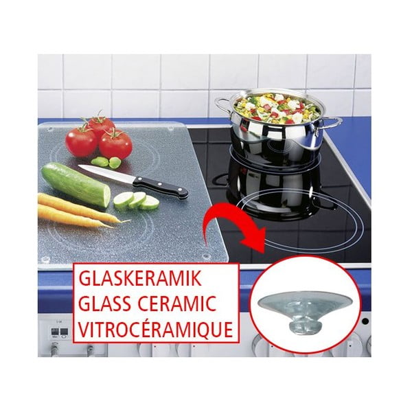 Stikla aizsargplāksnes plītij (2 gab.) Wenko Caprese, 52 x 30 cm-image-1