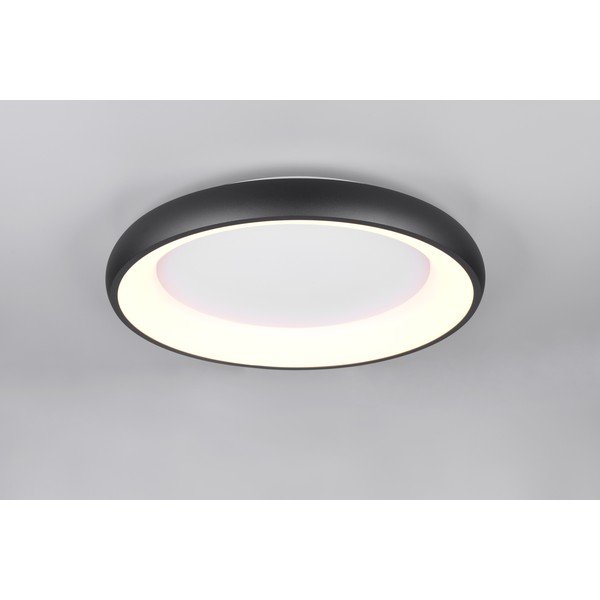 Melna LED griestu lampa ar regulējamu spilgtumu Cardona – Trio-image-2