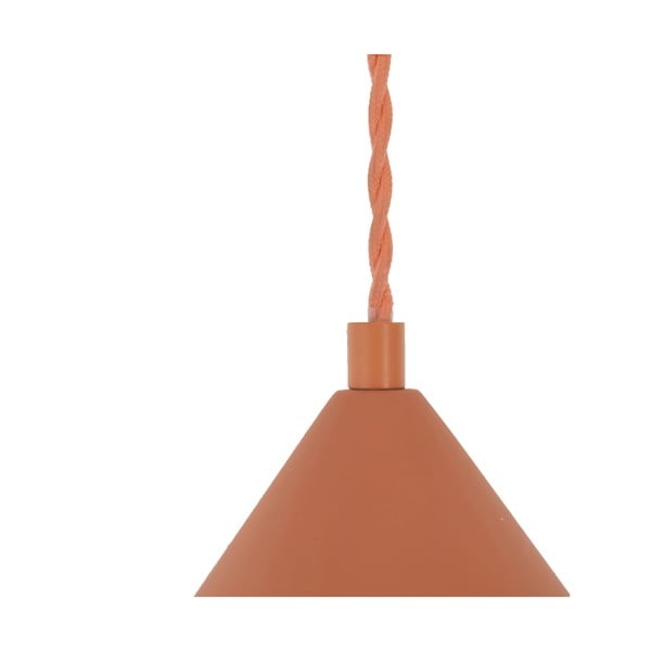 Ķieģeļu sarkana piekaramā lampa no akmens ø 30 cm Vilma – SULION-image-2