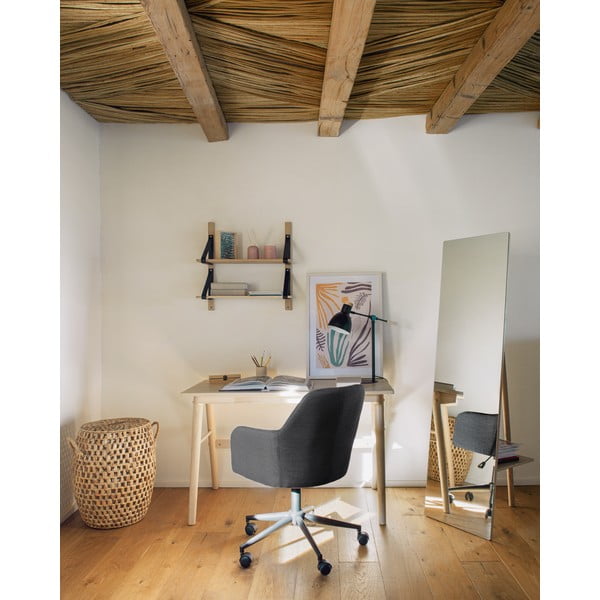 Tumši pelēks biroja krēsls Kave Home Madina-image-1