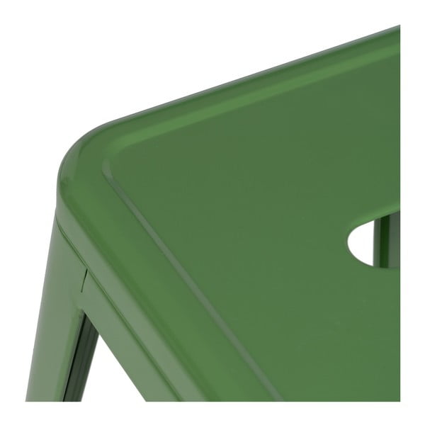 Zaļas metāla bāra taburetes (2 gab.) (sēdekļa augstums 61 cm) – Ixia-image-4