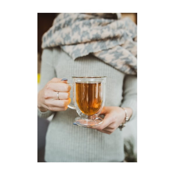 Stikla krūzes latte kafijai ar dubultsienu (2 gab.) 250 ml Amo – Vialli Design-image-4