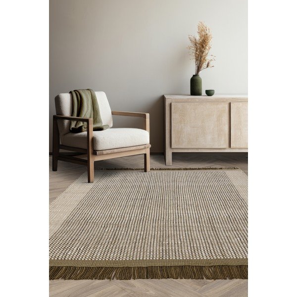 Gaiši brūns ar rokām darināts vilnas paklājs 200x290 cm Avalon – Asiatic Carpets-image-2