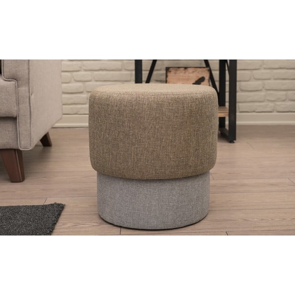 Gaiši brūns pufs Felix – Artie-image-1