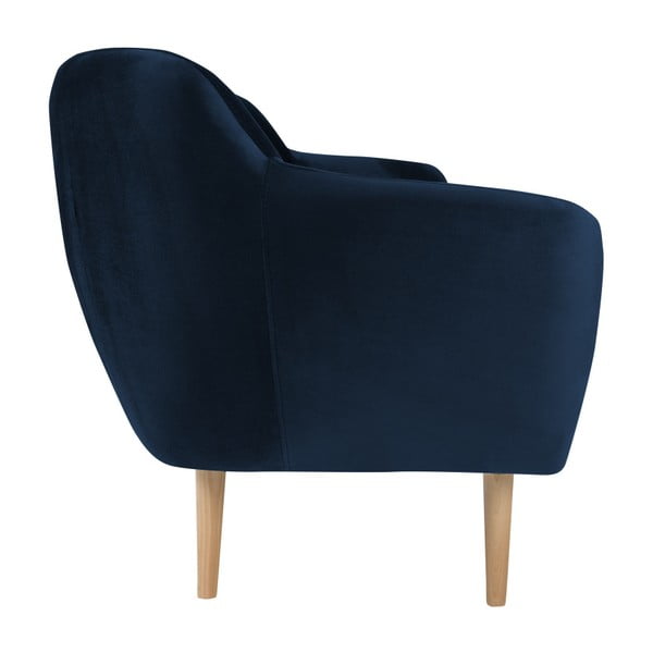 Tumši zils trīsvietīgs dīvāns Mazzini Sofas Benito-image-3
