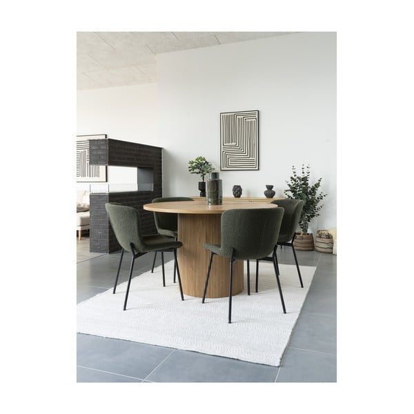 Apaļš ēdamgalds ar papeles koka imitāciju ø 120 cm Boavista – House Nordic-image-2