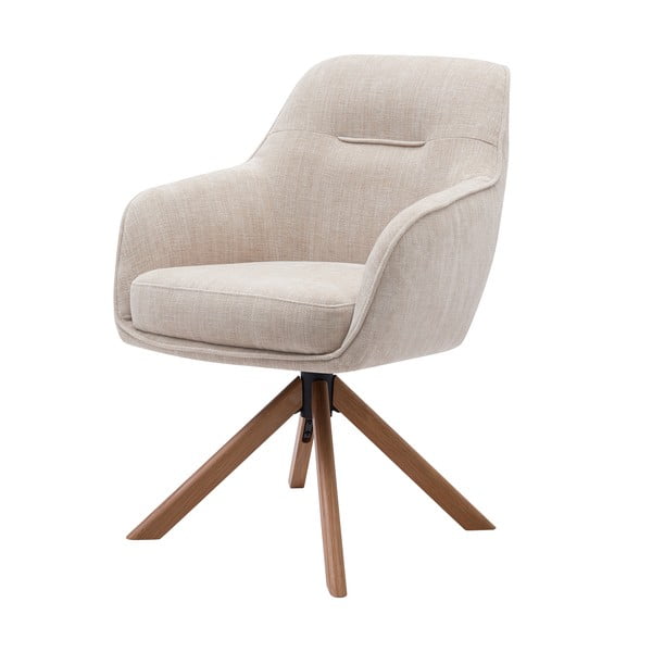 Krēmkrāsas polsterēti ēdamistabas krēsli (2 gab.) Avola – Unique Furniture-image-4