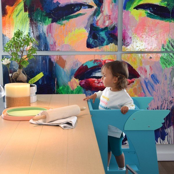 Zaļi papildu spārni bērnu tornim Montessori – Rocket Baby-image-3