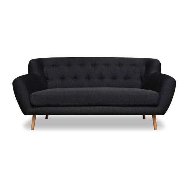 Antracīta pelēks dīvāns Cosmopolitan Design London, 162 cm