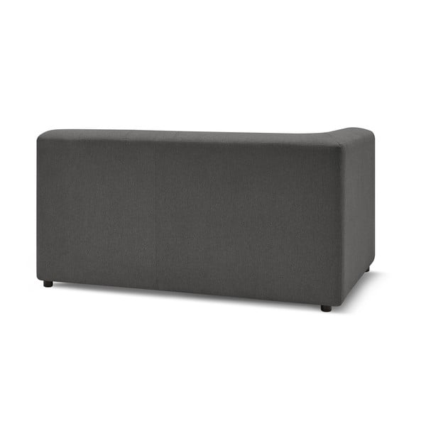 Tumši pelēks dīvāna modulis (labais stūris) Kleber – Bobochic Paris-image-4