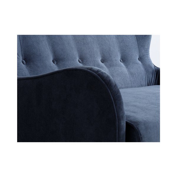 Tumši zils divvietīgs dīvāns Pielāgota forma Cozyboy-image-2