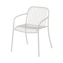 Gaiši pelēks metāla dārza krēsls Yua Wire – Blomus