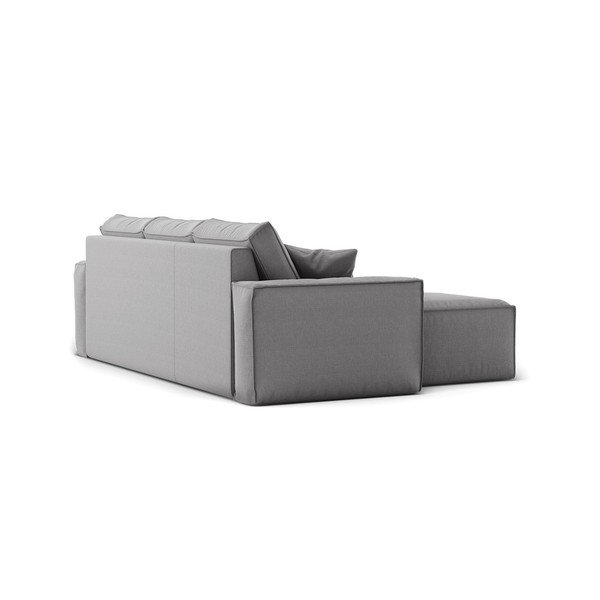 Cosmopolitan Design Miami pelēks stūra dīvāns, kreisais stūris-image-3