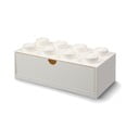 Balta galda kaste ar atvilktni Brick - LEGO®