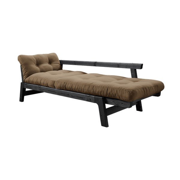 Izvelkamais dīvāns Karup Design Step Black/Mocca-image-3